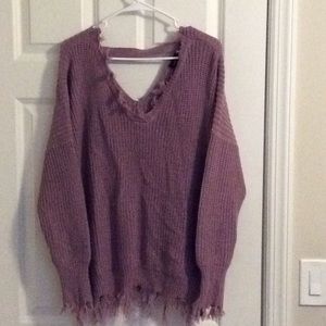 Rue21 “Hem Distressed Sweater”